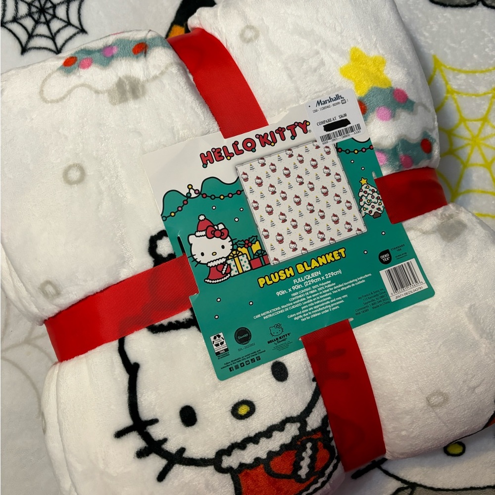 Hello Kitty Christmas Blanket